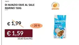 Prezzemolo e Vitale Di Nunzio fave al sale Marino offerta