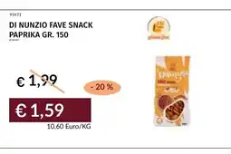 Prezzemolo e Vitale Di Nunzio Fave Snack Paprika offerta