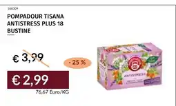 Prezzemolo e Vitale Pompadour tisana antistress plus 18 bustine offerta