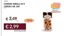 Prezzemolo e Vitale Chironi taralli ai 9 cereali offerta