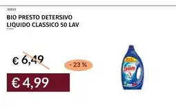Prezzemolo e Vitale Bio presto detersivo liquido classico offerta