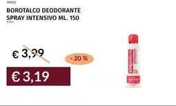 Prezzemolo e Vitale Borotalco deodorante spray intensivo offerta