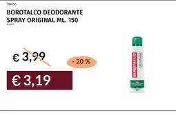 Prezzemolo e Vitale Borotalco deodorante spray original offerta