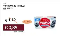 Prezzemolo e Vitale Yomo magro mirtilli offerta