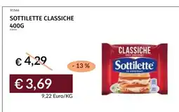 Prezzemolo e Vitale Sottilette classiche offerta