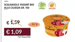 Prezzemolo e Vitale Scaldasole yogurt bio alla ciliegia offerta