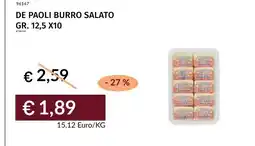 Prezzemolo e Vitale De Paoli burro salato offerta