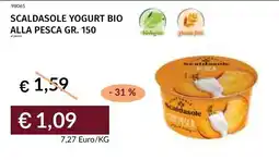 Prezzemolo e Vitale Scaldasole yogurt bio alla pesca offerta