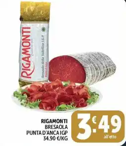Deco Maxistore Rigamonti Bresaola Punta d'Anca IGP offerta
