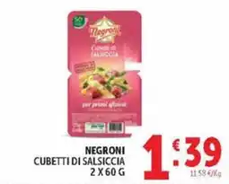 Deco Maxistore Negroni cubetti di salsiccia offerta