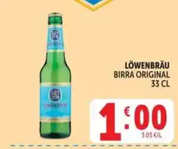 Deco Maxistore Löwenbräu birra originale offerta