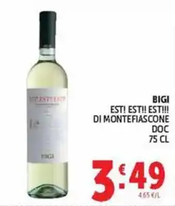 Deco Maxistore Bigi est! est!! est!!! di montefiascone doc offerta
