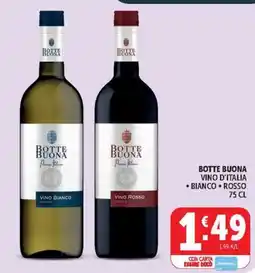 Deco Maxistore Botte Buona vino d'Italia offerta
