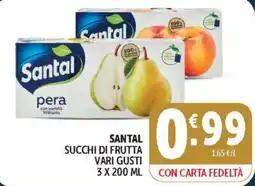 Deco Maxistore Santal succhi di frutta vari gusti offerta