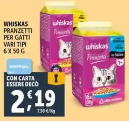 Deco Maxistore Whiskas Pranzetti offerta