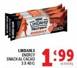Deco Maxistore Lindahls Energy Snack al Cacao offerta