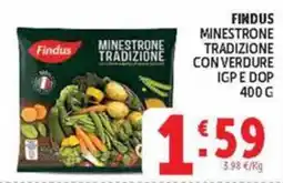 Deco Maxistore Findus Minestrone Tradizione con verdure IGP e DOP offerta