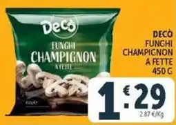 Deco Maxistore Decò funghi champignon offerta
