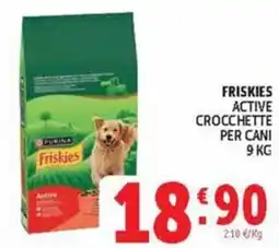 Deco Maxistore Friskies Active crocchette per cani offerta