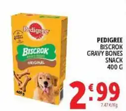 Deco Maxistore Pedigree Biscrok Gravy Bones Snack offerta