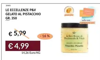 Le Eccellenze di Pezzemolo & Vitale Gelato al Pistacchio