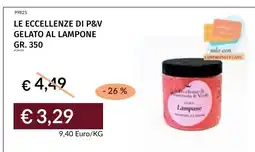 Prezzemolo e Vitale Le eccellenze di P&V gelato al lampone offerta