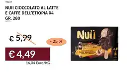 Prezzemolo e Vitale Nuii cioccolato al latte e caffè dell'etiopia offerta
