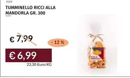 Prezzemolo e Vitale Tumminello ricci alla mandorla offerta