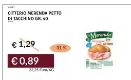 Prezzemolo e Vitale Citterio merenda petto di tacchino offerta