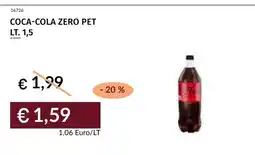 Prezzemolo e Vitale Coca-Cola Zero PET offerta