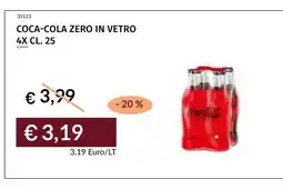 Prezzemolo e Vitale Coca-Cola Zero in vetro offerta