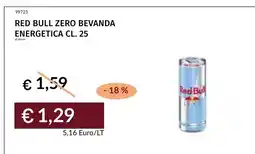 Prezzemolo e Vitale Red Bull Zero bevanda energetica offerta