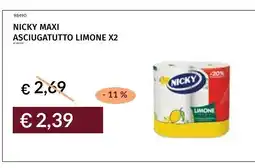 Prezzemolo e Vitale Nicky asciugatutto limone offerta