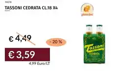 Prezzemolo e Vitale Tassoni cedrata offerta