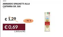 Prezzemolo e Vitale Armando spaghetti alla chitarra offerta