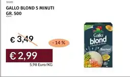 Prezzemolo e Vitale Gallo blond Basmati offerta