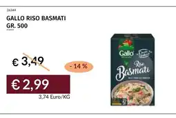 Prezzemolo e Vitale Gallo Riso Basmati offerta
