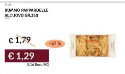 Prezzemolo e Vitale Rummo pappardelle all'uovo offerta