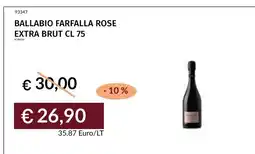 Prezzemolo e Vitale Ballabio Farfalla Rose Extra Brut offerta