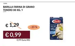 Prezzemolo e Vitale Barilla farina di grano tenero 00 offerta