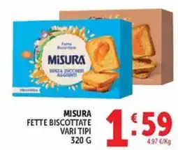 Deco Maxistore Misura fette biscottate vari tipi offerta