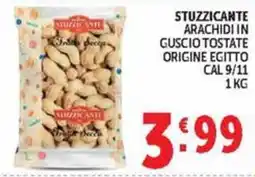 Deco Maxistore Stuzzicante arachidi in guscio tostate offerta