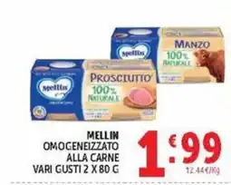 Deco Maxistore Mellin omogeneizzato alla carne offerta