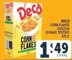 Deco Maxistore Decò corn flakes offerta