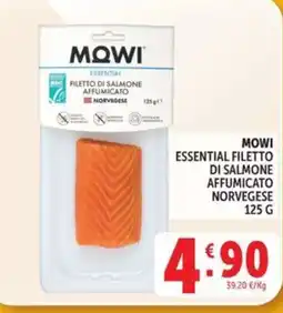 Deco Maxistore Mowi essential filetto di salmone affumicato norvegese offerta