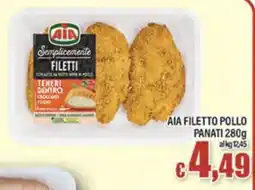 Top Supermercati Aia filetto pollo panati offerta
