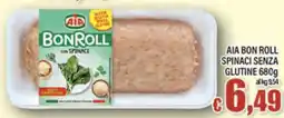 Top Supermercati Aia bon roll spinaci senza glutine offerta