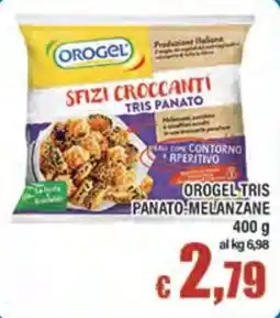 Top Supermercati Orogel tris panato melanzane offerta