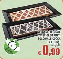 Top Supermercati Gargani crostata visciole/frutti bosco/albicocca offerta