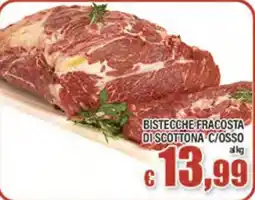 Top Supermercati Bistecche fracosta di scottona c/ossso offerta